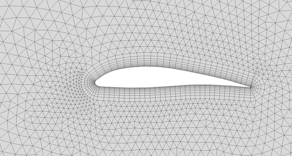 CM2 Layers® 2D - Airfoil - Boundary and Regular Mesh