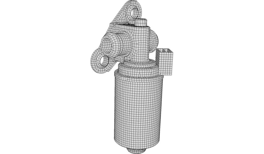 CM2 SurfRemesh® Q4 - Pump - Quad-dominant Remesh