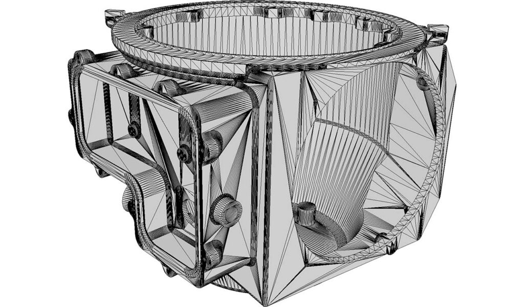 CM2 SurfRemesh® Q4 - Tank Part - Initial Mesh