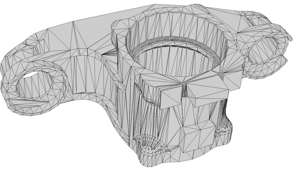 CM2 SurfRemesh® T3 - Mechanical Part - Initial Mesh