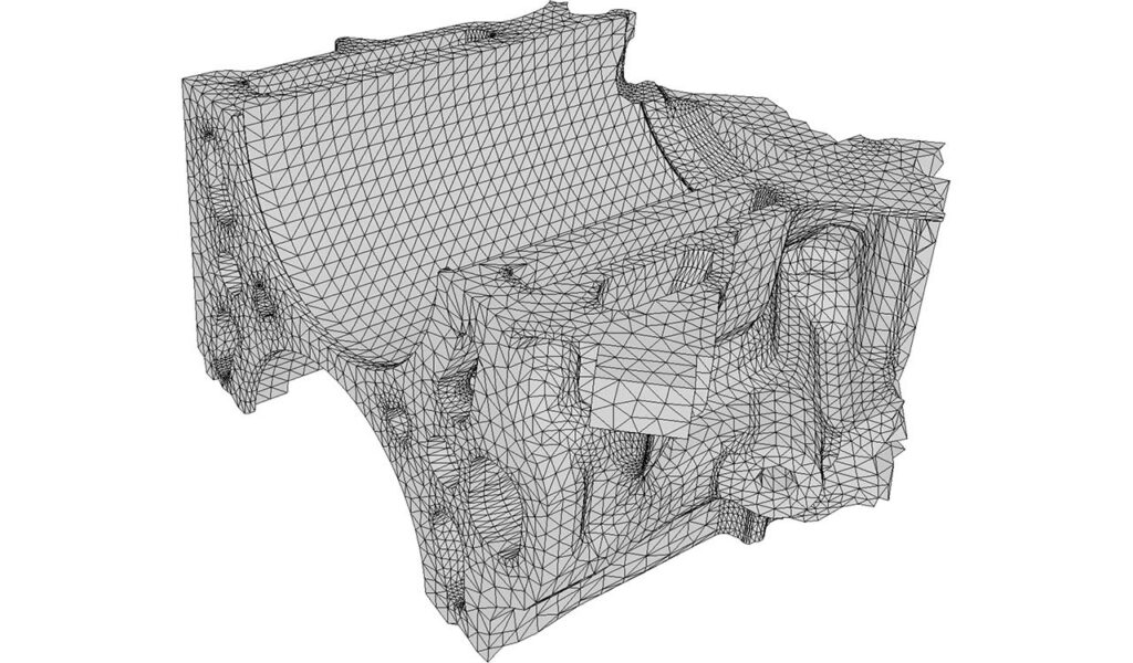 CM2 TetraMesh® Iso - Motor cylinder - Boundary mesh (triangles)